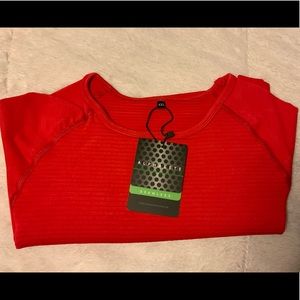 Revival Long Sleeve Crop - Formula Red